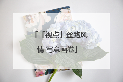 「视点」丝路风情 写意画卷