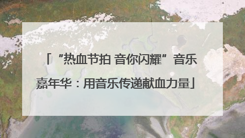 “热血节拍 音你闪耀”音乐嘉年华：用音乐传递献血力量
