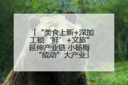“美食上新+深加工锁‘鲜’+文旅”延伸产业链 小杨梅“撬动”大产业