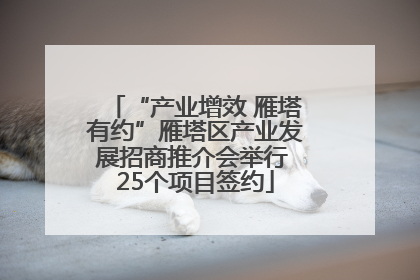 “产业增效 雁塔有约”雁塔区产业发展招商推介会举行 25个项目签约