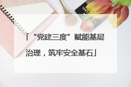 “党建三度”赋能基层治理，筑牢安全基石