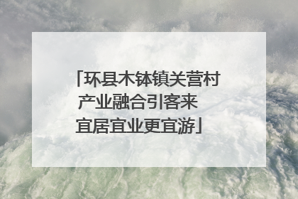 环县木钵镇关营村 产业融合引客来 宜居宜业更宜游