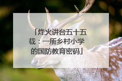 烽火讲台五十五载：一所乡村小学的国防教育密码