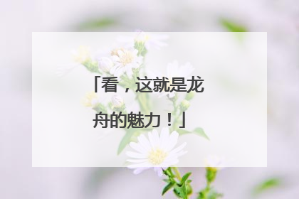 看，这就是龙舟的魅力！