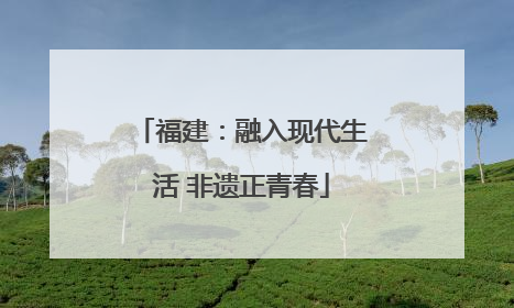 福建：融入现代生活 非遗正青春