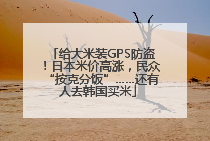给大米装GPS防盗！日本米价高涨，民众“按克分饭”……还有人去韩国买米