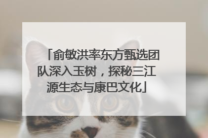 俞敏洪率东方甄选团队深入玉树，探秘三江源生态与康巴文化