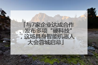 与7家企业达成合作、发布多项“硬科技”，这场具身智能机器人大会蓉城启幕