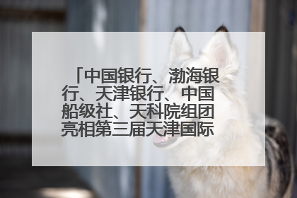 中国银行、渤海银行、天津银行、中国船级社、天科院组团亮相第三届天津国际航运展 输出航运服务“中国方案”