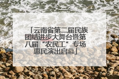 云南省第二届民族团结进步大舞台暨第八届“农民工”专场惠民演出启幕