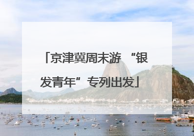 京津冀周末游 “银发青年”专列出发