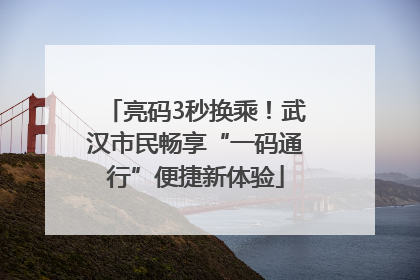 亮码3秒换乘！武汉市民畅享“一码通行”便捷新体验