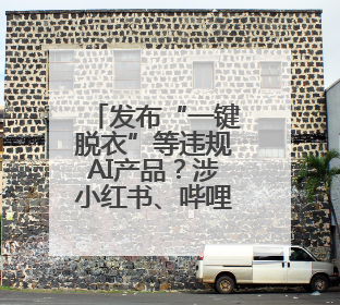 发布“一键脱衣”等违规AI产品？涉小红书、哔哩哔哩等平台！上海出手