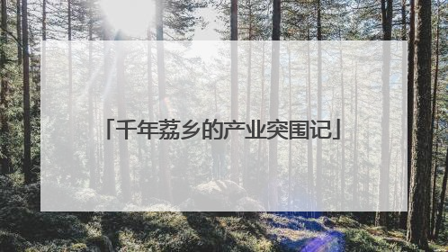 千年荔乡的产业突围记