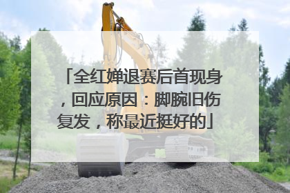 全红婵退赛后首现身，回应原因：脚腕旧伤复发，称最近挺好的