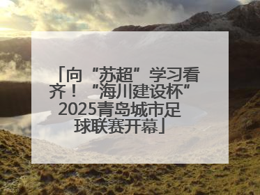 向“苏超”学习看齐！“海川建设杯”2025青岛城市足球联赛开幕