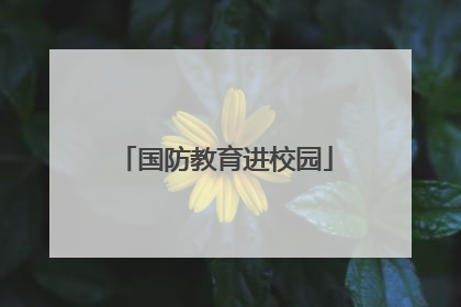 国防教育进校园