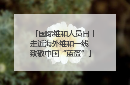 国际维和人员日丨走近海外维和一线 致敬中国“蓝盔”