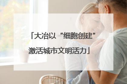 大冶以“细胞创建”激活城市文明活力