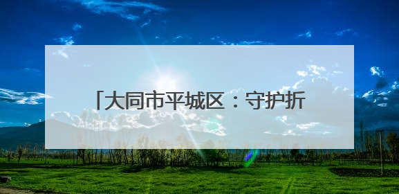 大同市平城区：守护折翼天使 共筑幸福家园