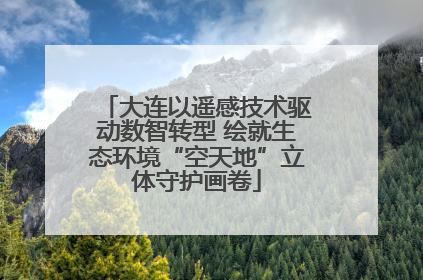 大连以遥感技术驱动数智转型 绘就生态环境“空天地”立体守护画卷