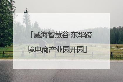 威海智慧谷·东华跨境电商产业园开园