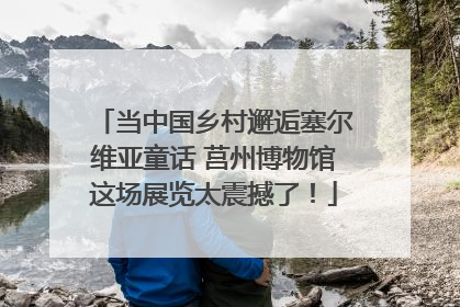 当中国乡村邂逅塞尔维亚童话 莒州博物馆这场展览太震撼了！