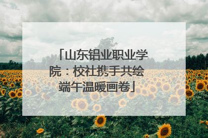 山东铝业职业学院：校社携手共绘端午温暖画卷
