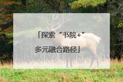 探索“书院+”多元融合路径