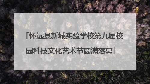 怀远县新城实验学校第九届校园科技文化艺术节圆满落幕