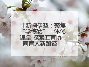 新疆伊犁：聚焦“学练赛”一体化课堂 探索五育协同育人新路径