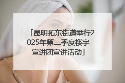 昆明拓东街道举行2025年第二季度楼宇宣讲团宣讲活动