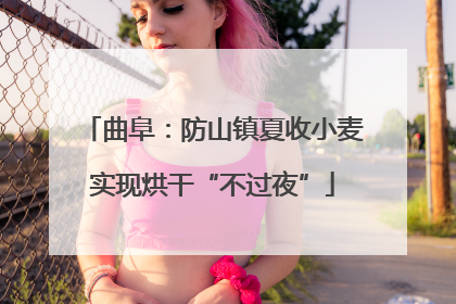 曲阜：防山镇夏收小麦实现烘干“不过夜”