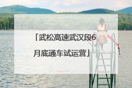 武松高速武汉段6月底通车试运营