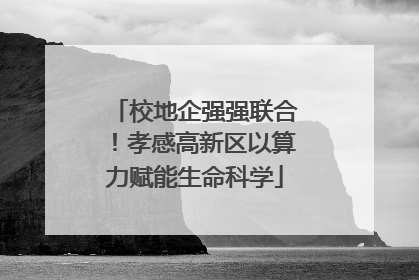 校地企强强联合！孝感高新区以算力赋能生命科学