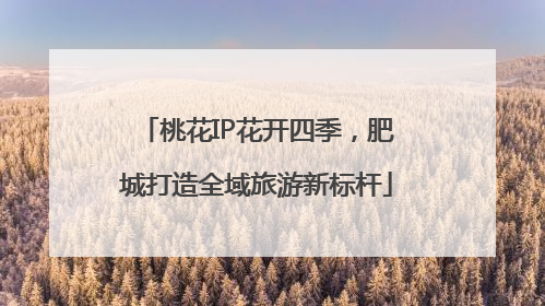 桃花IP花开四季，肥城打造全域旅游新标杆