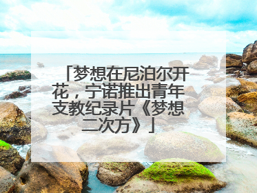 梦想在尼泊尔开花，宁诺推出青年支教纪录片《梦想二次方》