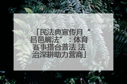 民法典宣传月“昌邑解法”：体育赛事搭台普法 法治深耕助力营商