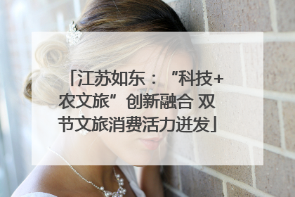 江苏如东：“科技+农文旅”创新融合 双节文旅消费活力迸发