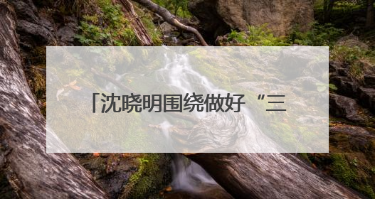 沈晓明围绕做好“三农”工作、推进乡村全面振兴开展“十五五”规划专题调研