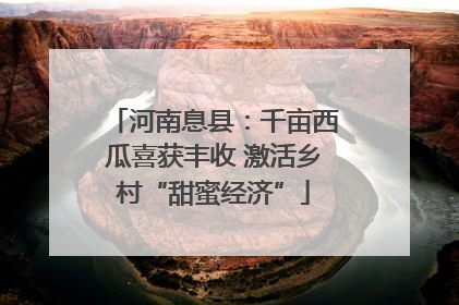 河南息县：千亩西瓜喜获丰收 激活乡村“甜蜜经济”