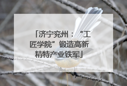 济宁兖州：“工匠学院”锻造高新精特产业铁军