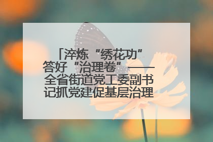 淬炼“绣花功” 答好“治理卷”——全省街道党工委副书记抓党建促基层治理培训示范班侧记