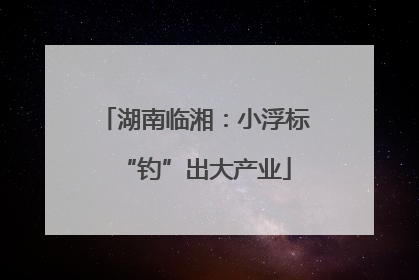 湖南临湘：小浮标“钓”出大产业