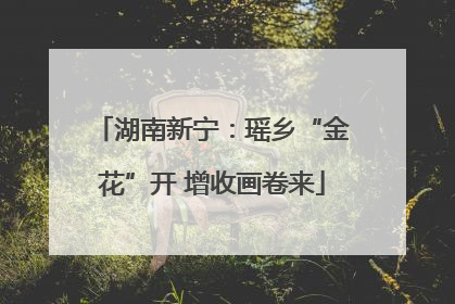 湖南新宁：瑶乡“金花”开 增收画卷来