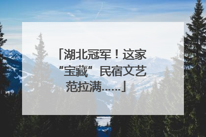 湖北冠军！这家“宝藏”民宿文艺范拉满……