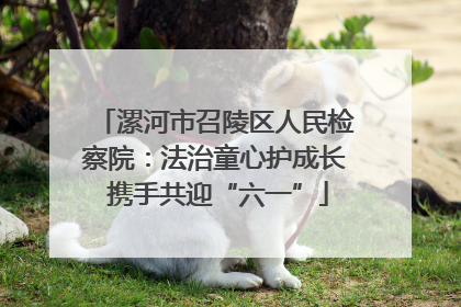 漯河市召陵区人民检察院：法治童心护成长 携手共迎“六一”