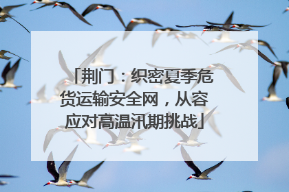 荆门：织密夏季危货运输安全网，从容应对高温汛期挑战