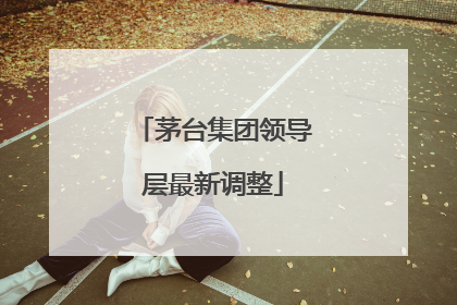 茅台集团领导层最新调整