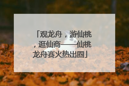 观龙舟，游仙桃，逛仙商——仙桃龙舟赛火热出圈